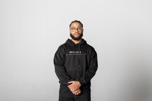 Black Unisex "Mosion" Hoodie