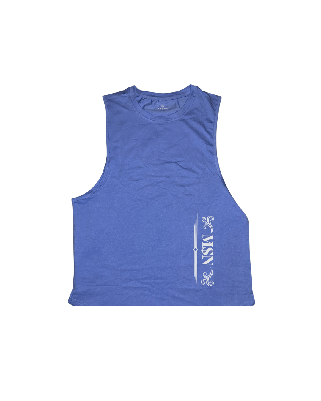 Light Blue “M$N” Tank Top