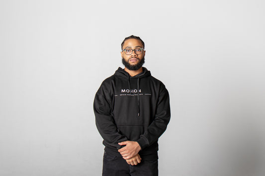 Black Unisex "Mosion" Hoodie